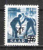 Sarre ( Saar ) Variété Du N° 220 Neuf ** Michel 230 II - Unused Stamps