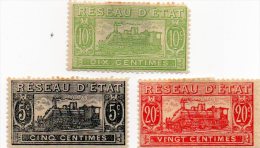 B - 1901 Francia - Reseau D'Etat - Locomotive (nuovi Linguellati) - Mint/Hinged