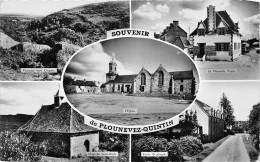 ¤¤  -   PLOUVENEZ - QUINTIN  -  Multivues  -  Nouvelle Poste, Ecole St Joseph, Chapelle St Roch , Vers Crepers, L'Eglise - Quintin