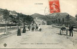 CPA 63 LA BOURBOULE L AVENUE DE LA GARE 1908 - La Bourboule