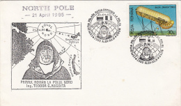 14385- TEODOR NEGOITA, ARCTIC EXPEDITION, SPECIAL COVER, 1995, ROMANIA - Expediciones árticas