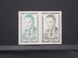 FRANCE - Essai De Couleur En Paire Non Dentelé Et Luxe - Détaillons Collection - A Voir - Lot N° 3746 - Otros & Sin Clasificación