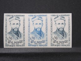 FRANCE - Essai De Couleur En Bande De 3 Non Dentelé Et Luxe - Détaillons Collection - A Voir - Lot N° 3703 - Altri & Non Classificati