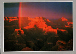 Grand Canyon National Park Postcard, Rainbow At Sunset From Yaki Point - USA National Parks
