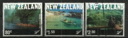 NEW ZEALAND 2001 - 100 YEARS OF TOURISM - LOT OF 3 DIFFERENT - USED OBLITERE GESTEMPELT USADO - Oblitérés