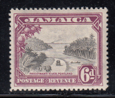 Jamaica MH Scott #108 6p Priestman's River, Portland Parish - George V Scenics - Jamaïque (...-1961)