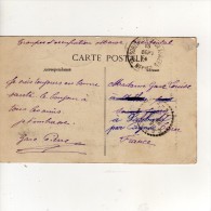 Cachet " Trésor Et Postes Aux Armées  Meknès " / Carte En FM  , Postcard Du 13 Sept 14 - Cartas & Documentos