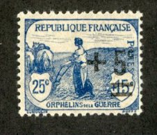 5149  France 1922  Yt. #165  *   Scott #B15  Offers Welcome! - Neufs