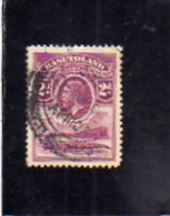 SWAZILAND 1889 DEFINITIVE KING GEORGE V RE GIORGIO 2p 2 P USATO USED - Swasiland (...-1967)