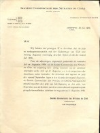 Faktuur Facture - Soc De Nitrate De Chili - Antwerpen 1936 - Agricultura