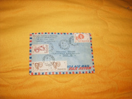 ENVELOPPE UNIQUEMENT DE 1950. / MAISON PAOLI & FAKRA / TANANARIVE MADAGASCAR POUR PARIS / CACHETS + TIMBRES - Usati