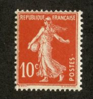 5201  France 1907  Yt. #138  **   Scott #162  Offers Welcome! - Neufs