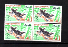 Oiseau Bird Ucello Vogel Cichlornis Grosvenori, 218 **en Bloc De 4, Cote 64 €, - Unused Stamps