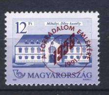 HUNGARY - 1991. Castle Of Dory At Mihályi Overprinted In Brown - Anniv.of Hungarian Revolution 1956 MNH! Mi 4163 - Ungebraucht