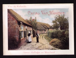 Grande Chromo-photo Cacao Van Houten, Série « Vue De Hollande », Gooiland, Cottages - Van Houten