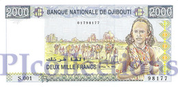 DJIBOUTI 2000 FRANCS 1997 PICK 40 UNC - Gibuti