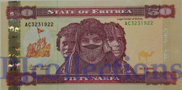 ERITREA 50 NAKFA 2004 PICK 7 UNC - Erythrée