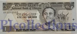 ETHIOPIA 1 BIRR 1997 PICK 46a UNC - Ethiopie