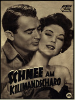 Das Neue Film-Programm Von Ca. 1953  -  "Schnee Am Kilimandscharo"  -  Mit Gregory Peck , Susan Hayward - Revistas