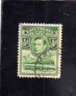 BASUTOLAND 1938 KING GEORGE VI 1/2p RE GIORGIO  1/2 P USATO USED OBLITERE´ - 1933-1964 Colonia Britannica