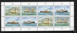 Islande Mini Feuille Neuve 706/09 Bateaux Postaux - Ungebraucht