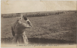 General Fayolle Né Au Puy En Velay 13/11/1918 Revue De Troupe Guerre 1914 Division Elite - Hommes Politiques & Militaires