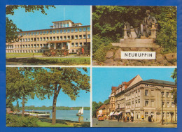 Deutschland; Neuruppin; Multivuekarte Mit Poliklinik Und Karl Marx Str. - Neuruppin