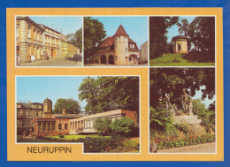 Deutschland; Neuruppin; Multivuekarte Mit Bahnhof Und Rosenstrasse; Bild2 - Neuruppin