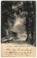 CPA Schweiz/Suisse: Saint-Aubin -"Sortie Du Petit Bois Et Scierie", 1902, 2 Scans - Saint-Aubin/Sauges