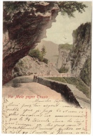 CPA Schweiz/Suisse: Viamala Gegen Thusis, 1899, 2 Scans - Thusis