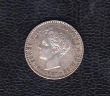 1900.- 50 CTS PLATA ALFONSO XIII - Monedas Provinciales