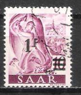 Sarre ( Saar ) Variété Du N° 218 Oblitéré Michel 228 II PF I - Usados