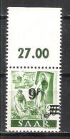 Sarre ( Saar ) N° 224 Neuf * Michel 234 - Unused Stamps