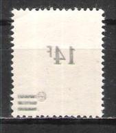 Sarre ( Saar ) Variété Du N° 226 Neuf ** Michel 236 II FA G Impression Au Dos (cote 650€) - Unused Stamps