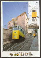 Portugal Tram Ascenseur Da Gloria Lisbonne Carte Maximum 2010 Gloria Elevator Tramway Lisbon Maxicard - Strassenbahnen