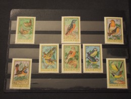 UNGHERIA - P.A. 1973 FAUNA AVICOLA 8 Valori - NUOVI(++) - Unused Stamps