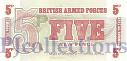 GREAT BRITAIN 5 NEW PENCE 1972 PICK M47 UNC - Autorità Militare Britannica