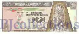GUATEMALA 1/2 QUETZAL 1989 PICK 72a UNC - Guatemala