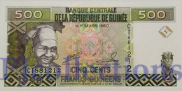 GUINEA 500 FRANCS 1998 PICK 36 UNC - Guinea