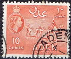 ADEN #  STAMPS FROM YEAR 1953 STANLEY GIBBONS 50 - Aden (1854-1963)