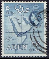 ADEN #  STAMPS FROM YEAR 1953 STANLEY GIBBONS 58 - Aden (1854-1963)