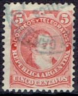 ARGENTINA #  STAMPS FROM YEAR 1889STANLEY GIBBONS 127 - Usados