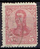 ARGENTINA #  STAMPS FROM YEAR 1908  STANLEY GIBBONS 296B - Usados