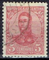 ARGENTINA #  STAMPS FROM YEAR 1908  STANLEY GIBBONS 296B - Oblitérés