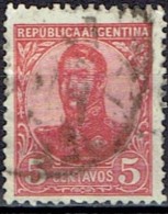 ARGENTINA #  STAMPS FROM YEAR 1908  STANLEY GIBBONS 296B - Usados
