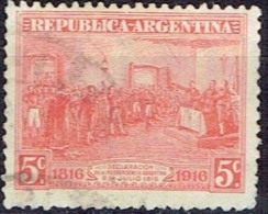 ARGENTINA #  STAMPS FROM YEAR 1916  STANLEY GIBBONS 422 - Usados