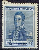 ARGENTINA #  STAMPS FROM YEAR 1916  STANLEY GIBBONS 424 - Gebruikt