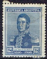 ARGENTINA #  STAMPS FROM YEAR 1916  STANLEY GIBBONS 424 - Used Stamps