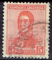 ARGENTINA #  STAMPS FROM YEAR 1916  STANLEY GIBBONS 455B - Usados