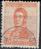 ARGENTINA #  STAMPS FROM YEAR 1916  STANLEY GIBBONS 455B - Oblitérés